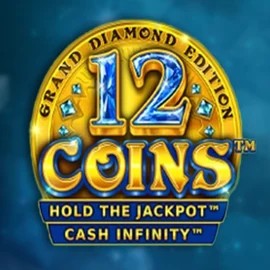 12 Coins Grand Diamond Edition online game logo by Wazdan on hiddenjackk.nl