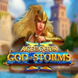 Age Of The Gods: God Of Storms 2 by Playtech, showcased at hiddenjackk.nl – game logo