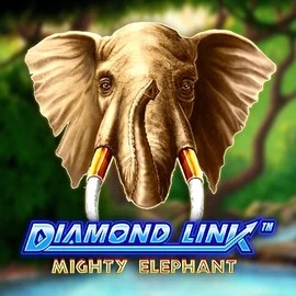 Diamond Link Mighty Elephant logo – Slots by Novomatic at HiddenJack Casino