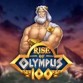 Rise of Olympus 100 slot logo by  at HiddenJack Casino